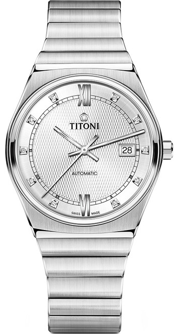 TITONI 梅花錶 Old School 經典復刻款 系列 機械男腕錶(83751S-629)-39mm-銀面鋼帶【刷卡回饋 分期0利率】【APP下單點數13倍送】