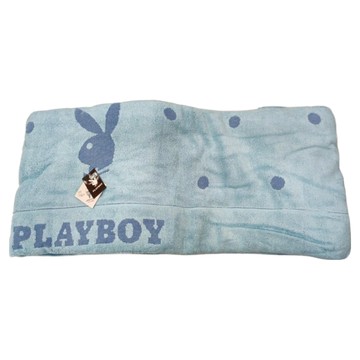 PLAYBOY 點點魅力毛巾被 156*210CM 100%棉  藍色  1件