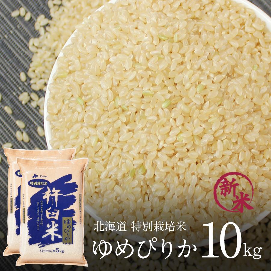 本日クーポンで10％OFF 特別栽培米 ゆめぴりか 玄米 10kg 5kg×2袋 新米 令和5年産 特A 玄米 10キロ 2023年産 送料無料