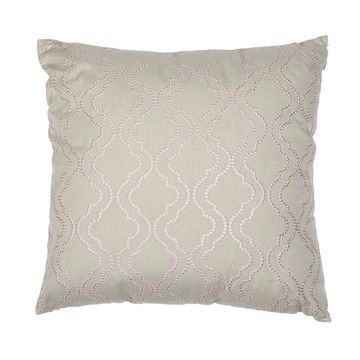 Sofia Bedding Decor Throw Pillow Cushion, 50x50cm, Pink