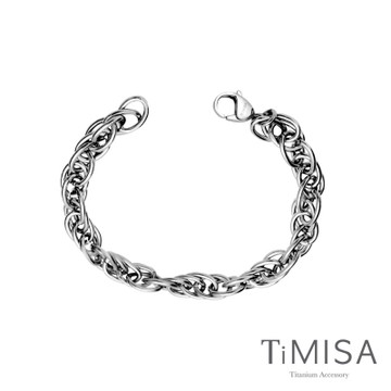 TiMISA《流星雨(P)》純鈦手鍊