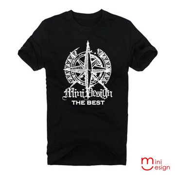 Minidesign-個性航海星潮流設計短T 五色