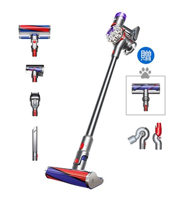 Dyson V8™ 新一代無線吸塵器 (升級版寵物家庭組)