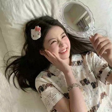 DUYI~夢詩 睡衣女甜美卡通狗狗日系ins夏季新款短袖短褲少女家居服套裝外穿