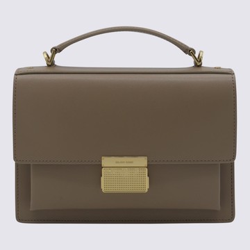 Golden Goose Dark Brown Leather Top Handle Bag