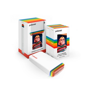 Polaroid 寶麗來 手機相片印相機-EB版 2"x3" 白色/黑色 (內附40張相片紙)/ 組 DHE1/DHE2