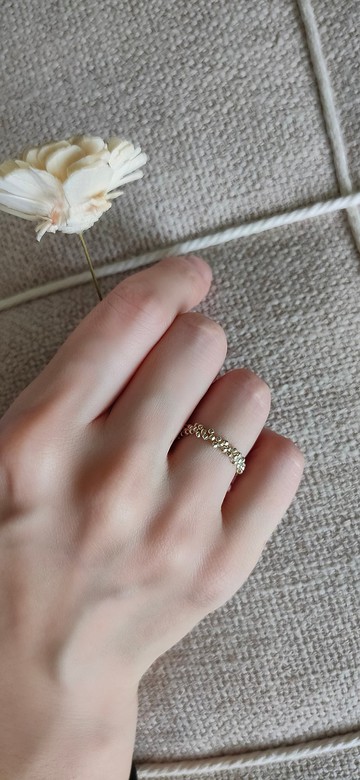 Little Cutey 戒指 - 手工編織珠