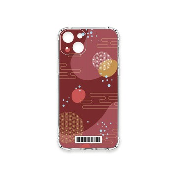 iPhone 15 Plus 殼 TRON IPhone 15 PLUS 日系和風圓點流雲系列  載具 四角防摔殼 手機殼