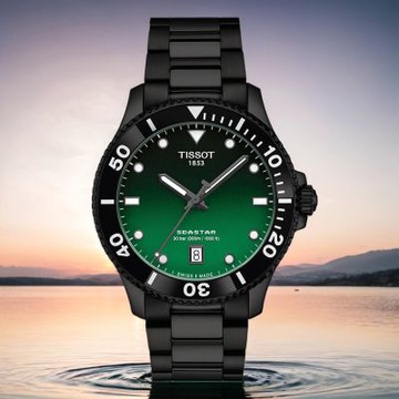 TISSOT 天梭 官方授權 Seastar 1000 T120.410.33.091.00 海洋之星300米潛水錶 雙12購物節 送禮首選 T1204103309100