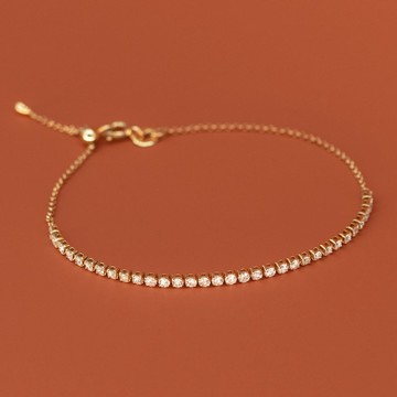 18K金鑽石手鏈 Diamond Band Bracelet 0.80ct