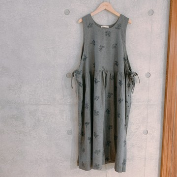 手作森林 品牌原寸紙型（僅紙型無作法）外搭抽繩背心裙 背心洋裝 外搭長洋裝 外搭背心 洋裝 A-167