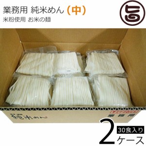 兼平製麺所 業務用 岩手・盛岡純米めん (中) 30食入り×2ケース 米粉使用 グルテンフリー