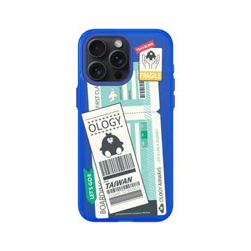 iPhone 15 Pro Max Clear 激光藍 - 奧樂雞 Ology - TRAVELING