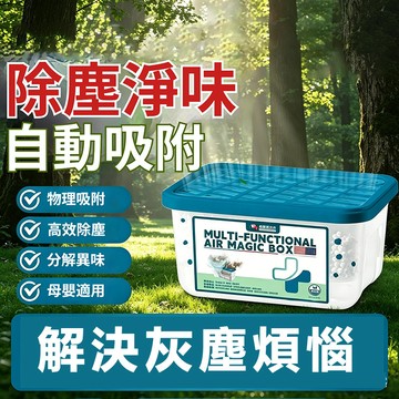【隔日到貨】多功能空氣清新盒 清新除塵魔盒 多功能免打除塵魔盒 除塵淨化 家用去異味 吸附灰塵 空氣持久吸濕防潮 除甲醛