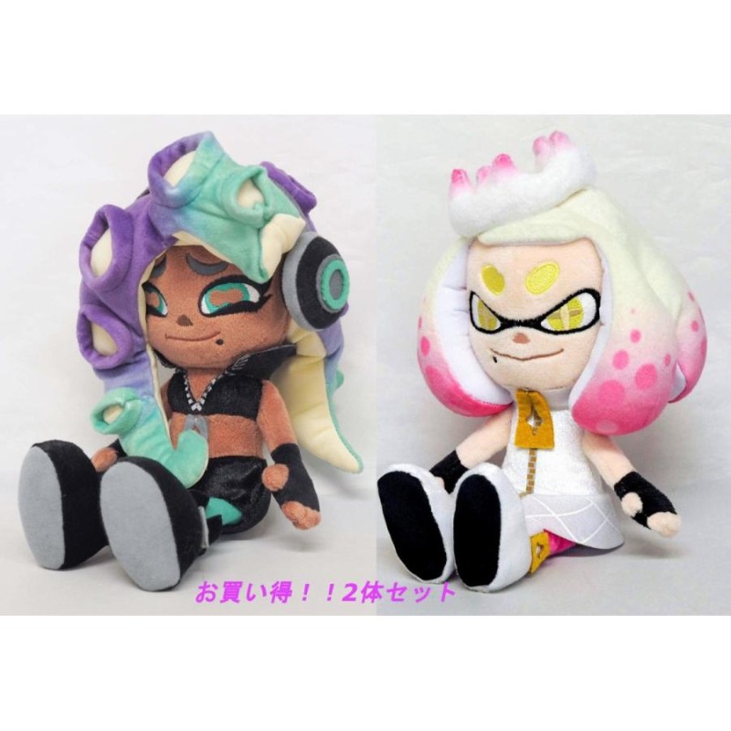 スプラトゥーン2 ぬいぐるみ テンタクルズ ヒメ ＆ イイダ (S) ２種セット