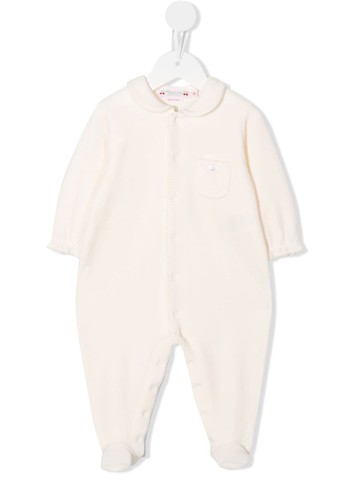 Bonpoint - chest-pocket babygrow set - kids - Cotton/Polyamide - 3 - Pink