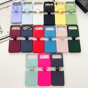 適用三星Z Filp6/5/4/3/2/1/7/W25/W24/W23/W22flip折疊液態硅膠手機殼防摔簡約不包攝像頭不發黃軟男女新品