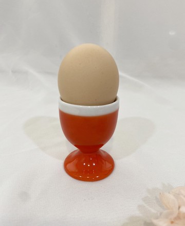 【好日戀物】德國vintage雙色蛋杯鄉村風古典幸福儀式感聖誕(瑕)