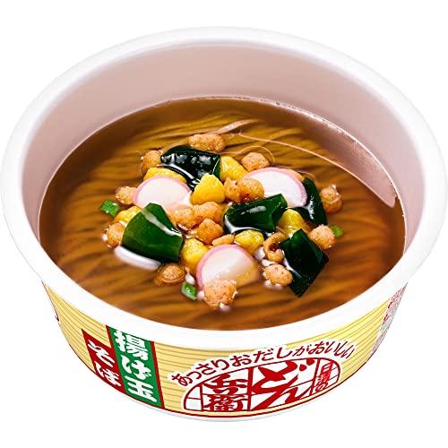 日清食品 日清のあっさりおだしがおいしいどん兵衛 揚げ玉そば コクと旨みのWだし 70g ×12個