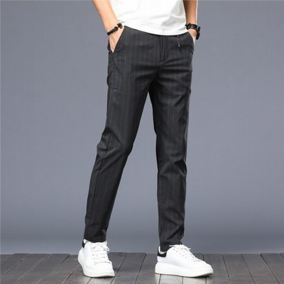 チノパン メンズ スリムパンツ アンクルパンツ ストライプ柄 スキニーパンツ ロング丈 スリムスラックス 美脚 小尻 春夏 通販 Lineポイント最大get Lineショッピング