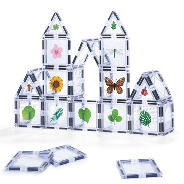 Teamson 大自然奇幻貼紙探險磁力片組35psc