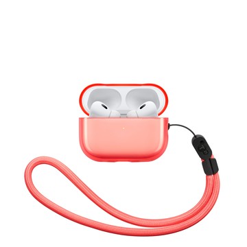 Tech21 AirPods Pro 2 半透明保護殼 - 珊瑚色