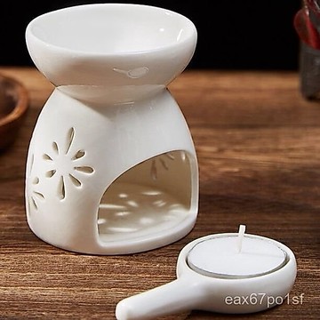 夏季熱賣🔥【超1韆迴頭客】香薰爐精油爐香薰燈熏香小夜燈電子香爐陶瓷蠟燭臥室內火漆蠟熔爐 KJQT