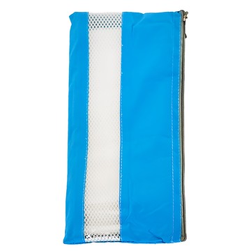 E.City 旅行視窗內衣褲襪小物線材收納袋 25g  30.5 x 14 x 1cm  天藍色  1個