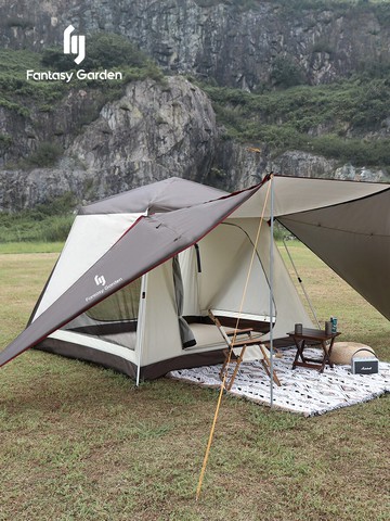 Fantasy Garden夢花園全自動戶外露營帳篷公園野餐防曬便攜野營帳