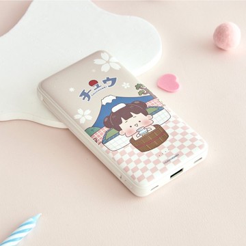 啾啾妹阿嘶 泡溫泉雙線快充10000mAh行動電源