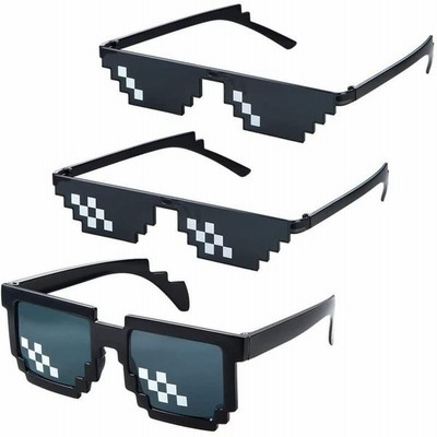 モザイクサングラス ピクセルグラス 面白いおもちゃ パーティーグラス 魔法のメガネ 楽しいメガネ メイクアップパーティー用品 写真小道具 コスプレアク 通販 Lineポイント最大get Lineショッピング