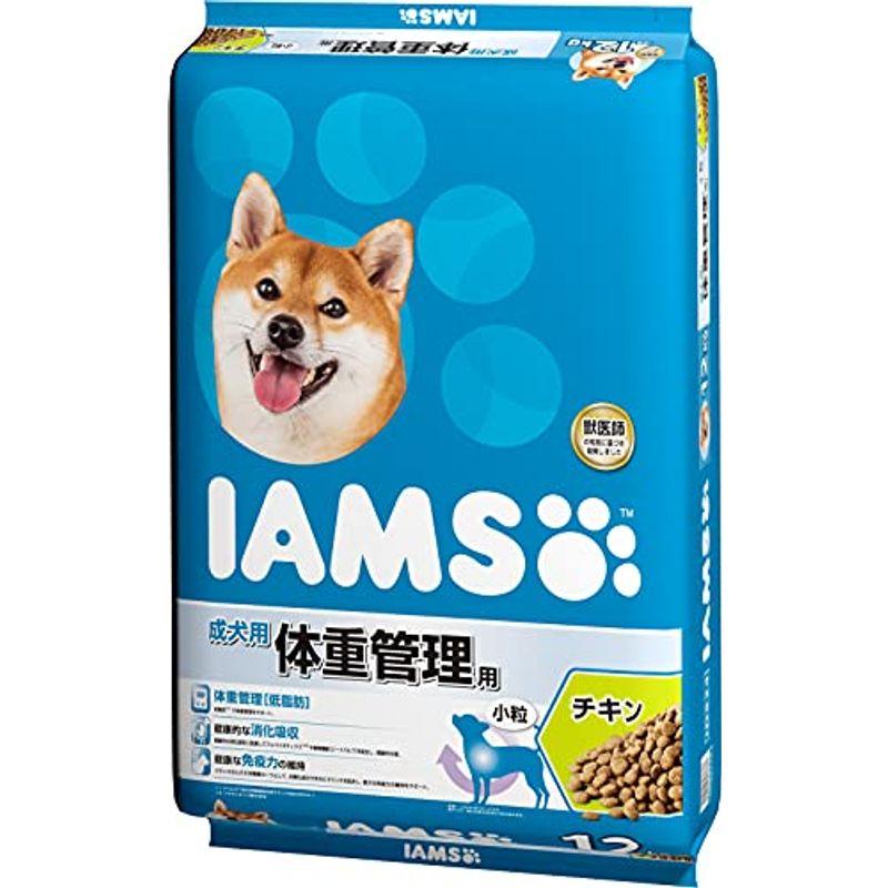 アイムス (IAMS) ドッグフード 成犬用 体重管理用 小粒 チキン 12kg