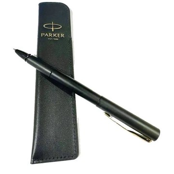 PARKER 派克PARKER 派克 威雅XL海軍藍鋼珠筆 真皮筆套禮盒