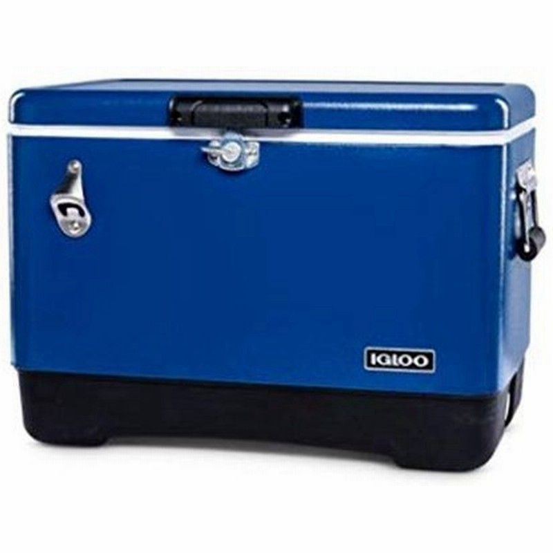 Igloo イグルー レガシー スチールクーラーボックス ブルー 54qt 51l 大容量 アウトドア キャンプ 保冷 コストコ 通販 Lineポイント最大0 5 Get Lineショッピング