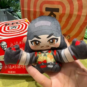 免運本土發貨肯德基三角洲聯名周邊蜂醫紅狼磁吸掛件皮膚毛絨玩偶鑰匙扣包掛