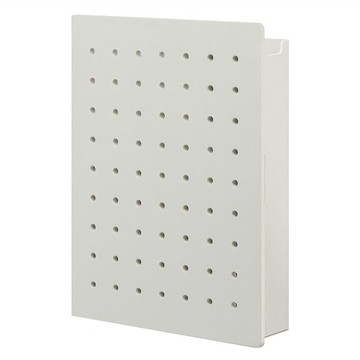 KING JIM HARU PEGGY 個人磁力洞洞板置物箱  M(203 x 55 x 262mm)  白色  1個