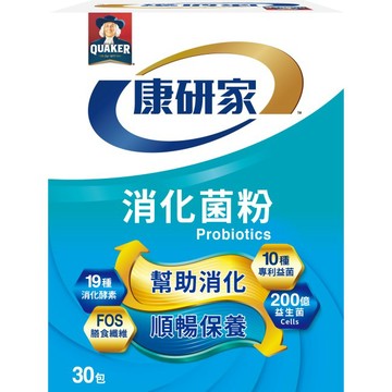 QUAKER桂格康研家消化菌粉盒裝30包