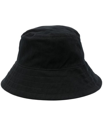 AMBUSH - cotton bucket hat - unisex - Cotton - S/M - Black
