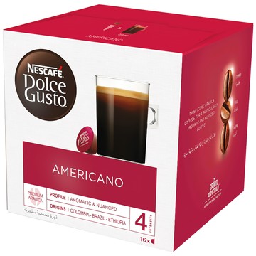 NESCAFE Dolce Gusto 雀巢多趣酷思 城市系列美式咖啡膠囊  8.5g  1盒  16顆