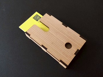 情人節禮物/木紋名片夾-交換禮物 聖誕禮物 文具.父親節禮物