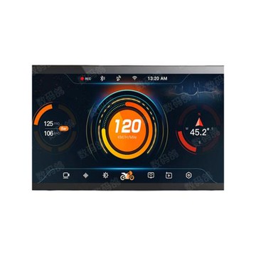 數碼鴿摩托車carplay記錄儀防水智能車機導航胎壓監測 機車記錄器