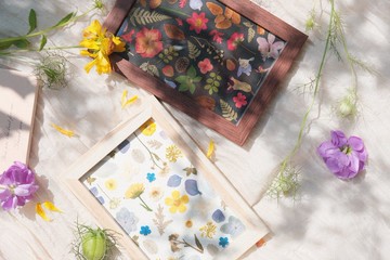 Tell with flowers / 花語之間 DIY押花相框套組 手作 創作