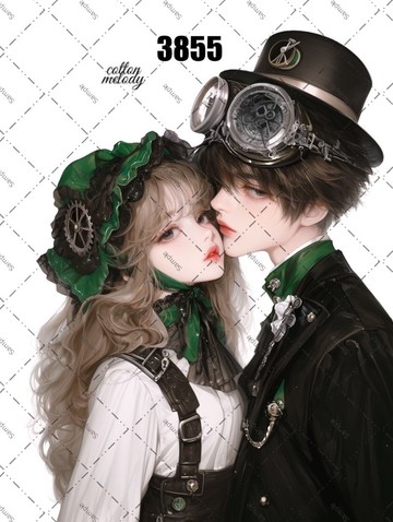 original sticker no.3855 人物貼紙 原創貼紙 原創人物貼紙 裝飾貼紙 cotton melody