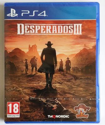 美琪PS4 賞金奇兵3 王牌威龍3 亡命之徒III DESPERADOS III 中文英文