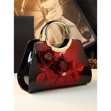 質感輕奢百搭真皮媽媽包2025新款時尚大氣中年女士包包手提包女潮