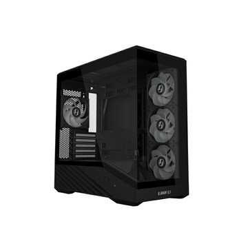 LIANLI 聯力 Vector V100R MINI 玻璃透側機殼 黑色/V100RMIX