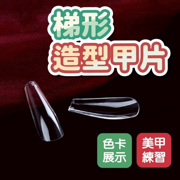 梯形甲片240個 美甲甲片 美甲色卡 作品甲片 甲片練習 色卡製作 美甲材料 美甲用品