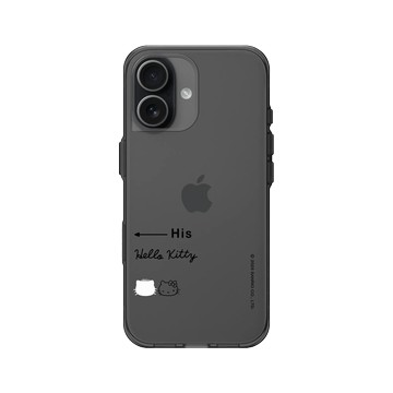 iPhone 17 Clear (相機按鈕) 酷墨灰 - 三麗鷗-Hello Kitty - 他是我的