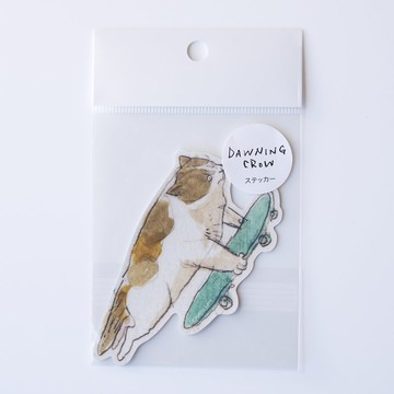 黒山 Kathy Lam Skateboard Mobu 壓克力切割貼紙