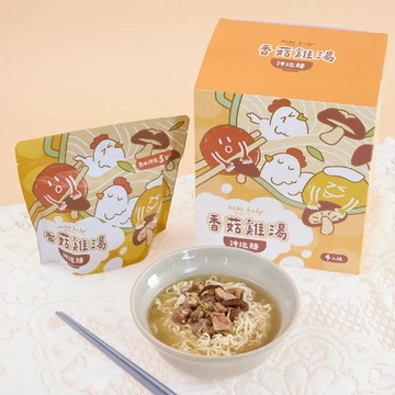 【hahababy】香菇雞湯麵-四入盒裝